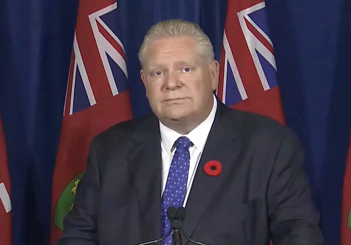 Ford doug cottage ontario province visited premier stay after warning breaking own